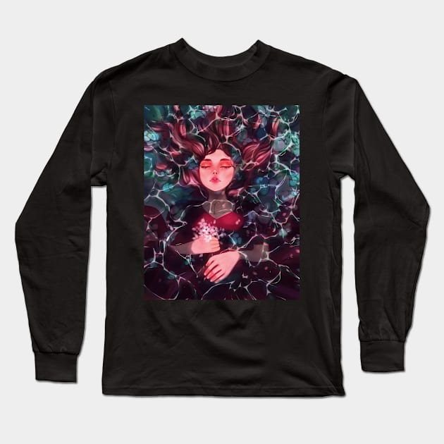 Ophelia Long Sleeve T-Shirt by ariaayuzawa